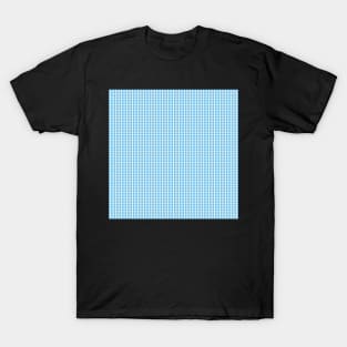 Gingham Pattern - Light Blue T-Shirt